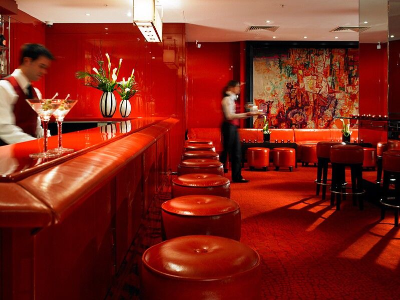 Hotel Jw Marriott Grosvenor House Londra Esterno foto Interior of the bar